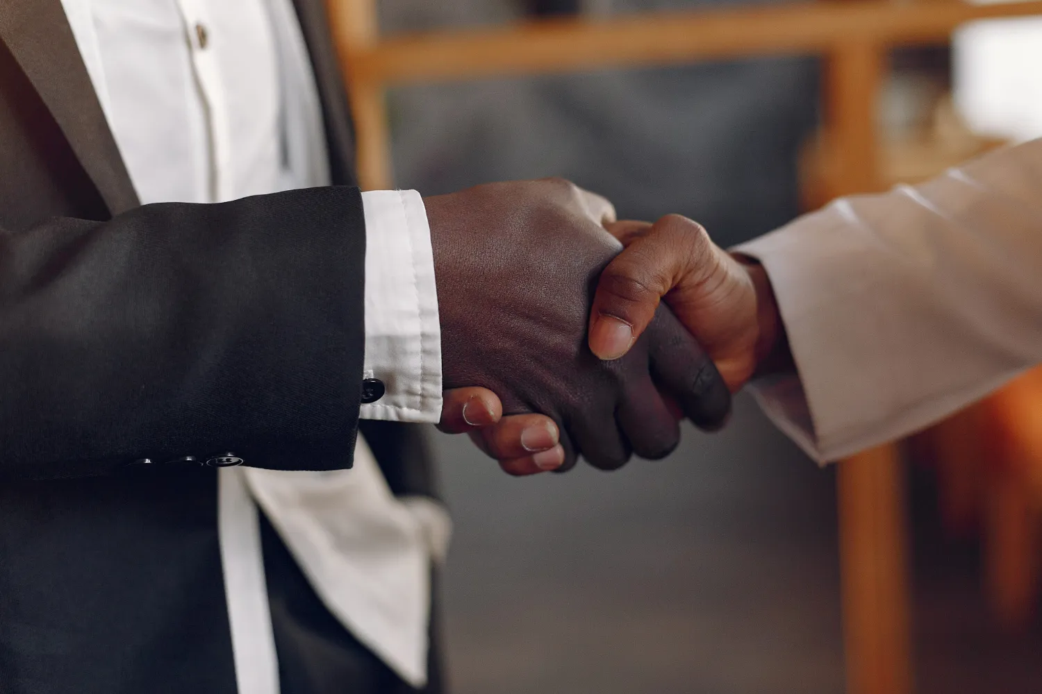 business partnership handshake